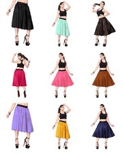 Gonna midi raso donna Perry