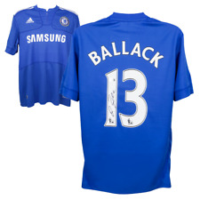 Michael Ballack Signed Chelsea FC Soccer Jersey #13 with Beckett Witness