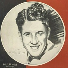 1932 Spegniamo le luci e andiamo a dormire - Copertina fotografica Rudy Vallee 