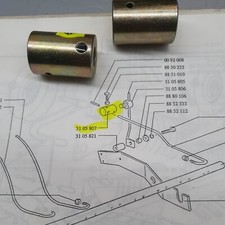 3105807 Gallignani Rotopressa Mozzo Deflettore