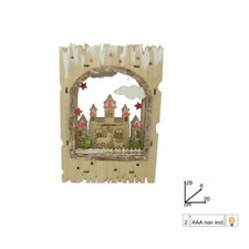 Scenario cornice legno