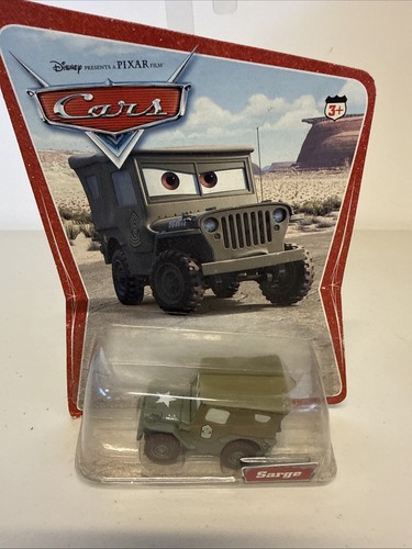 Disney pixar cars sarge - sarge, jeep