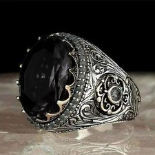 Anello zircone maschio punk - anello,