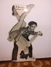 Sagoma "QUEI FAVOLOSI ANNI '60 " Originale Anni '80 Rai Tre Napoli Rock & Roll 