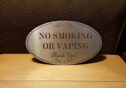 Insegna fumo svapo x - no,