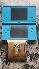Nintendo DSi blu con SDHC R4