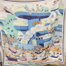 foulard hermes seta 90x90cm come nuovo