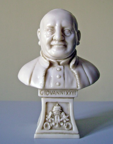 Statua busto papa giovanni - papa,