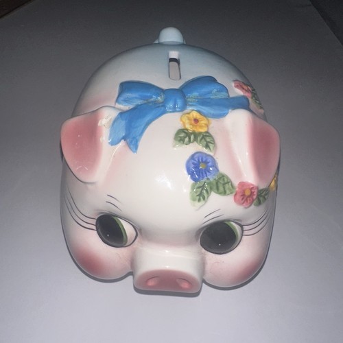 Salvadanaio vintage ceramica