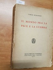 CARLO SCHANZER - IL MONDO FRA