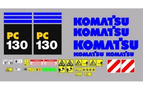 Komatsu 130 decalcomanie - komatsu,