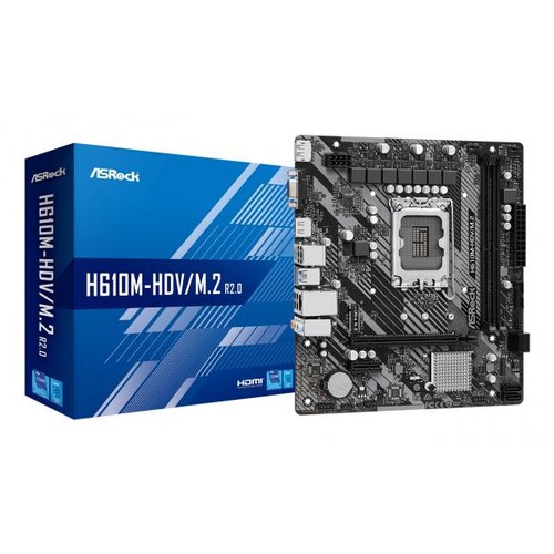 Asrock h610m hdv r2 - asrock, h610m-hdv/m.2