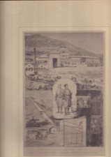 Miniera di Monteponi-Iglesias-Industria mineraria-Sardegna-Stampa originale