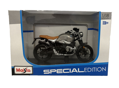 Moto maisto bmw r ninet - 1/18,