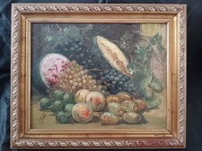 Roberto Cajati ( Scuola Napoletana XIX/XX secolo) dipinto olio su legno