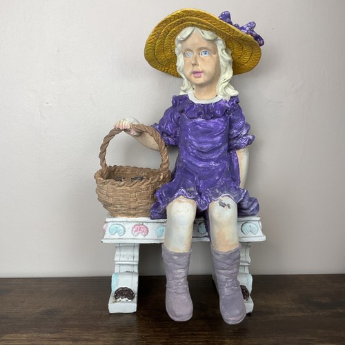 Statuina giardino vintage - giardino,
