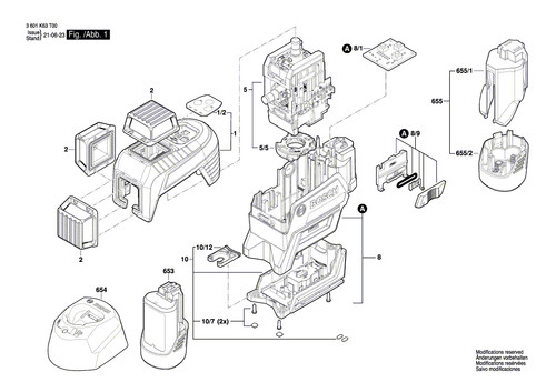 Bosch ricambi per laser - laser, da