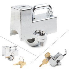 Lucchetto casco moto cromato