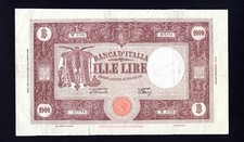 MILLE 1000 LIRE GRANDE M BARBETTI DECRETO 12/07/1947 REPUBBLICA ITALIANA