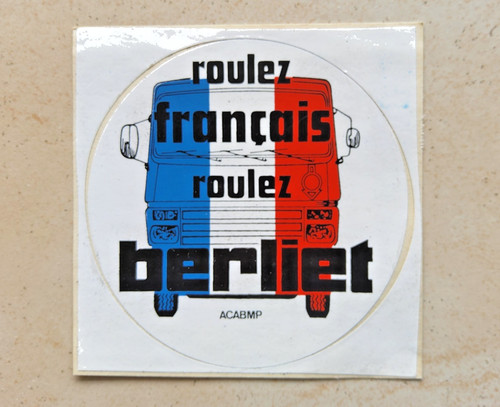 Adesivo renault berliet saviem - adesivo,