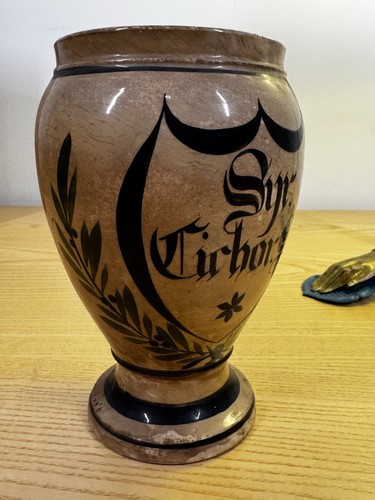 Antico vaso farmacia ceramica - antico,