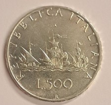 ITALIA 500 lire in argento