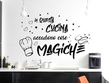 Adesivi murali frasi cucina