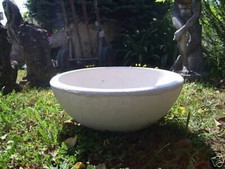 CIOTOLA VASO ROTONDO CIOTOLINA PER PIANTE E FIORI DA GIARDINO IN  CEMENTO  MARMO