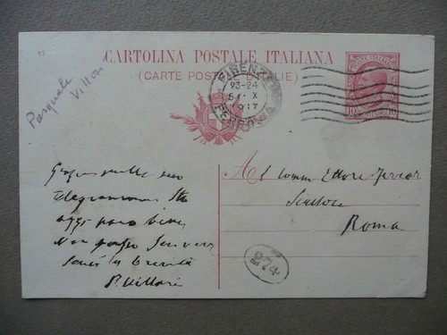 Autografo pasquale villari - autografo,