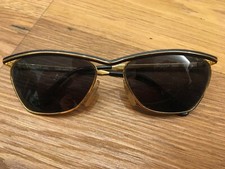Occhiali VINTAGE DESIGN ANNI 80 - BLACK GOLD  - Rimanenza da negozio Ottica