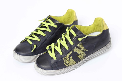Sneakers bikkembergs blu lime - sneakers,