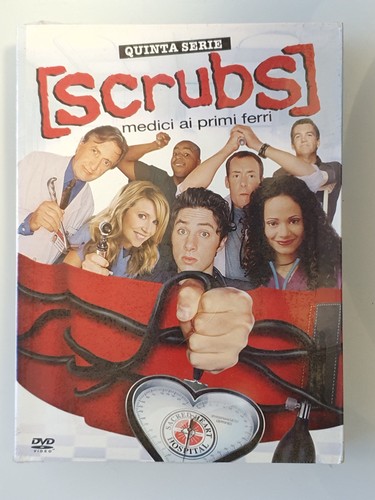 Dvd sealed serie scrubs - sealed, tv