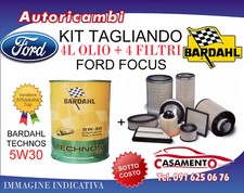 KIT TAGLIANDO FORD FOCUS 1.5 TDCI 88KW - 4 FILTRI + 4L OLIO BARDAHL 5W30