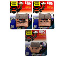 ADATTO HONDA CBR 600 RR 2007 - 2016 EBC Pastiglie Freno Disco Sinterizzate ANTERIORI e POSTERIORI