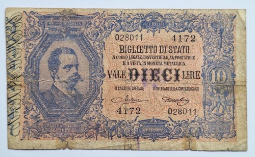 Numismatica lire effige - lire,
