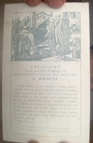 Santino preghiera gioventù - santino,