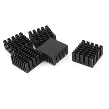 5 Pz Alluminio Nero Radiatore