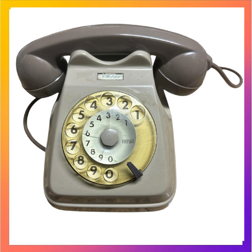 Telefono fisso vintage - telefono, a
