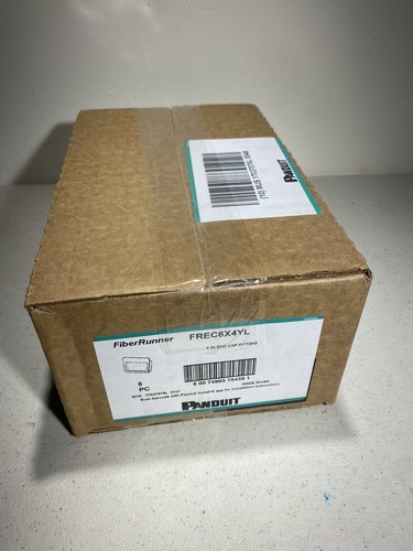 Panduit frec6x4yl raceway end - raceway,