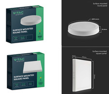 PLAFONIERA LED SOFFITTO LAMPADE PLAFONIERE DA SOFFITTO LED 18W RESA 200W