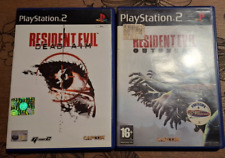 Lotto PS2 RESIDENT EVIL DEAD AIM e OUTBREAK PLAYSTATION 2