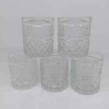 Nutella whisky 5 Bicchieri base quadri Altezza 9,5 cm Diametro 8 cm