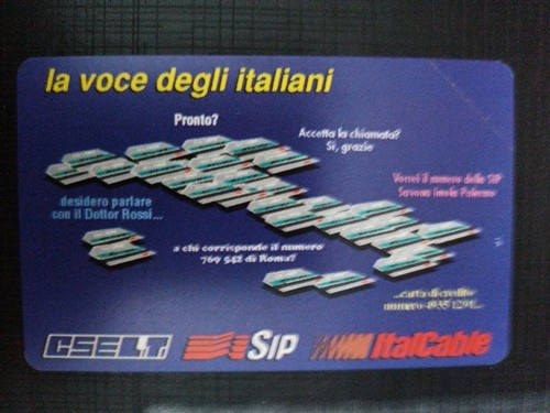Italia scheda telefonica sip - scheda,