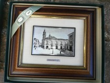 Litografia su lastra d’ARGENTO 800‰ Palazzo del Lago Foggia