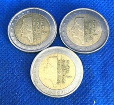 3 Pièce Monnaie 2 Euros