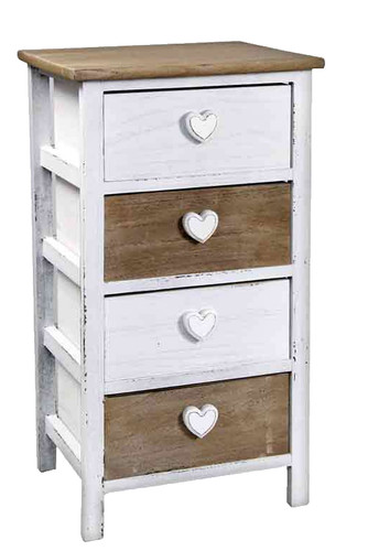 Cassettiera legno country - legno,