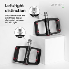 ROCKBROS Bicycle Pedals Black