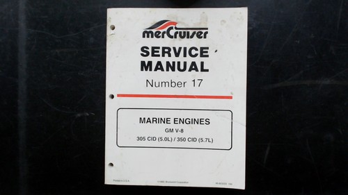 Mercruiser manuale servizio - mercruiser, di