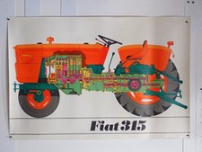 FIAT TRATTORE 315 EDIZIONE S.A.N. MANIFESTO ORIGINALE (9)
