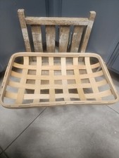 Cesto basso decorativo tessuto
